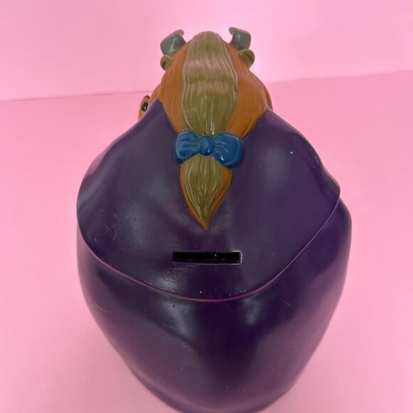 Vintage Disney Beauty and the Beast Plastic Coin Bank Figure - Picture 4 of 7